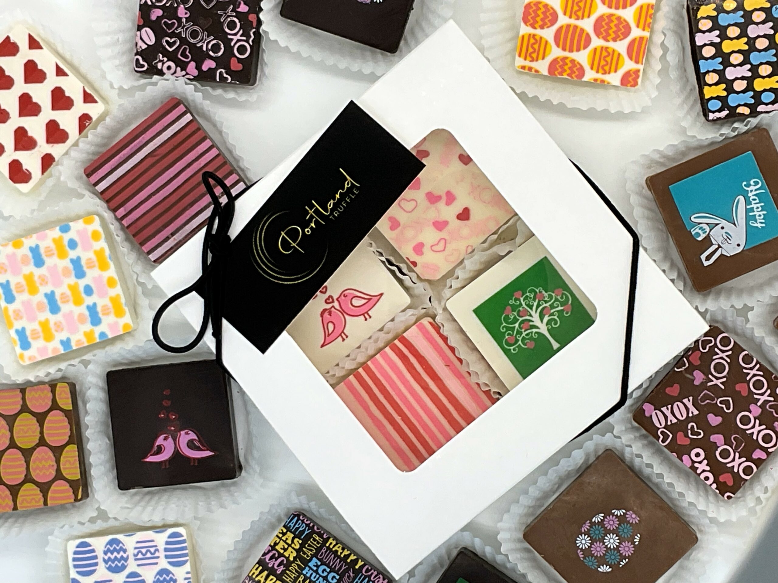 Valentine's and Easter chocolates with gift box